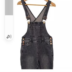 Universal Thread black wash overalls 14W